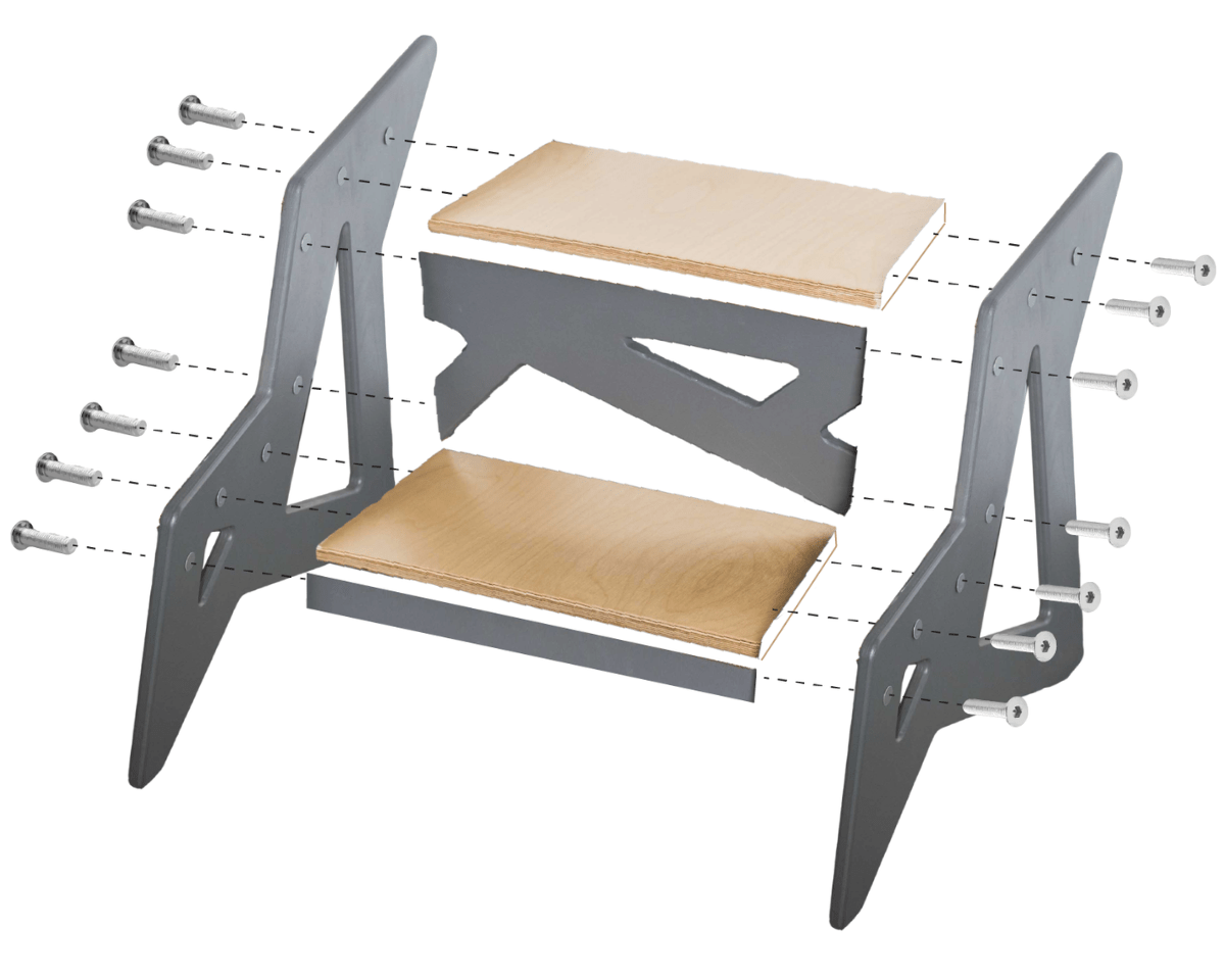 Wooden Step Stool
